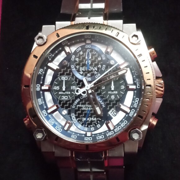 Bulova Precisionist Chronograph mens watch - Picture 1 of 5